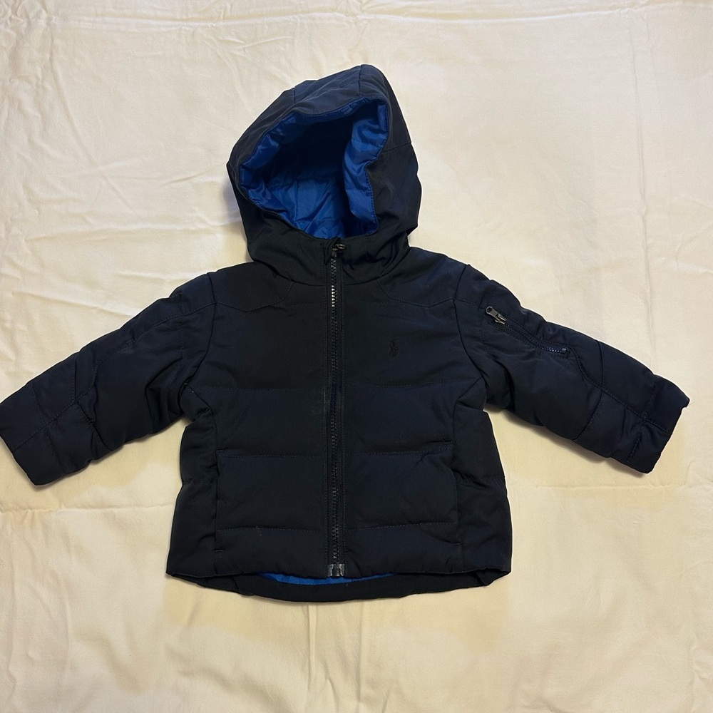 18 month Polo Ralph Lauren puffer jacket (blue)